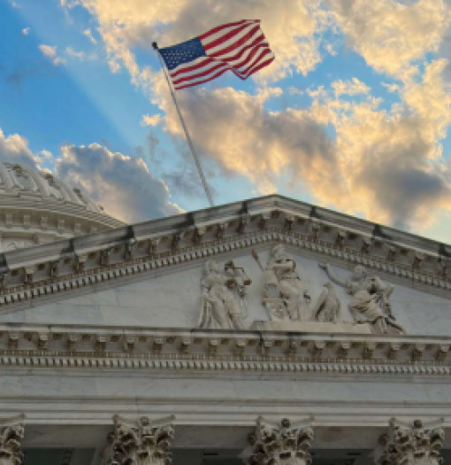 United States Capitol Building in the morning