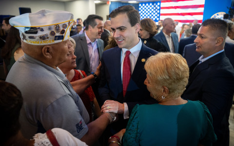 Resident Commissioner with Puerto Rico veteran